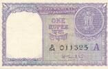 Indien 1 Rupie Rupee Banknote -