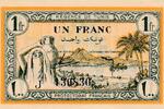 Tunesien 1 Franc 1943 Banknote unc 828.35 元 含税 ＋  83.67 元 运费