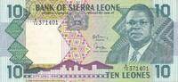 Sierra Leone 10 Leones Banknote -