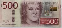 Schweden 500 Kronen Kronor Banknote, Birgit Nilsson -