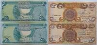Irak 2* 500, 2* 1000 Dinars Banknoten 4 Stück lot -