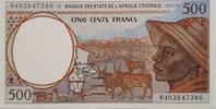 Zentralafrikanische Staaten 500 Francs Banknote -