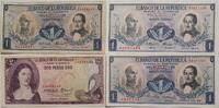 Kolumbien 3*1, 2 Pesos Oro Banknoten 4 Stück lot -