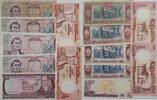 Kolumbien 4*10, 50, 2*100 Pesos Oro 7* Banknoten lot, 1991 -
