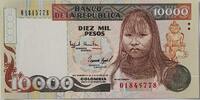 Kolumbien 10000 Pesos Oro Banknote -