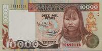 Kolumbien 10000 Pesos Oro Banknote -