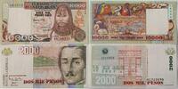 Kolumbien 2000, 10000 Pesos Oro 2* Banknoten lot -