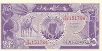 Sudan P.37 1987 25 Piastres Beispiel Foto -