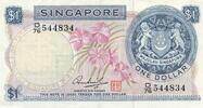 Singapur $ 1 Dollar Banknote -