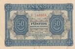 Deutschland DDR 50 Pfennig 1948 Geldschein KN 6stellig, Serie U II, Rost... 459.29 元 含税 ＋  83.51 元 运费