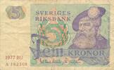 Schweden 5 Kronen Banknote -
