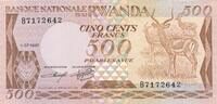 Ruanda / Rwanda 500 Francs Banknote -