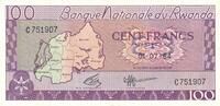 Ruanda / Rwanda 100 Francs Banknote -