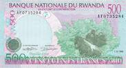 Ruanda / Rwanda 500 Francs Banknote -