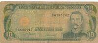 Domikanische Republik 10 Pesos Oro Banknote -