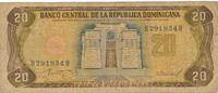 Dominikanische Republik 20 Pesos Oro Banknote -