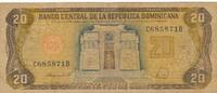 Dominikanische Republik 20 Pesos Oro Banknote -