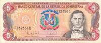 Dominikanische Republik 5 Pesos Oro Banknote -