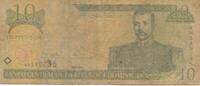 Dominikanische Republik 10 Pesos Oro Banknote -