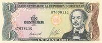 Dminikanische Republik 1 Peso Oro Banknote -