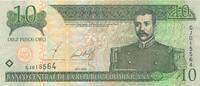 Dominikanische Republik 10 Pesos Oro Banknote -