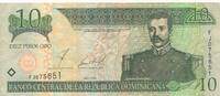 Dominikanische Republik 10 Pesos Oro Banknote -