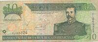 Dominikanische Republik 10 Pesos Oro Banknote -