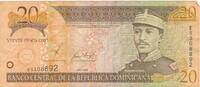 Dominikanische Republik 20 Pesos Oro Banknote -