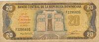 Dominikanische Republik 20 Pesos Oro Banknote -