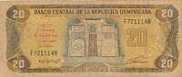 Dominikanische Republik 20 Pesos Oro Banknote -