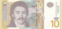 Serbien 10 Dinara Banknote -