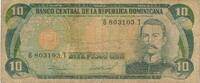 Dominikanische Republik 10 Pesos Oro Banknote -