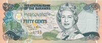 Bahamas 50 Cents Banknote -