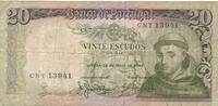 Portugal 20 Escudos Banknote -
