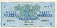 Finnland Finland 5 Markkaa Banknote -
