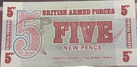 Großbritannien 5 New Pence 1972 Banknote unc 33.47 元 含税 ＋  83.67 元 运费