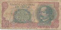 Chile 10 Escudos Banknote -