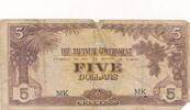Malaya-Jap 5 Dollars Banknote -