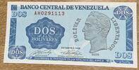 Venezuela 2 Bolivares Banknote -