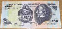 Uruguay 50 Nuevos Pesos Banknote -