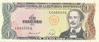 Dom. Republik 1 Pesos Oro Banknote -