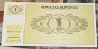 Slowenien 1 Tolar Banknote -