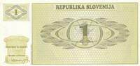 Slowenien 1 Tolar Banknote -