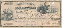 New York Banking House of R.S. Battles Girard.Pa, Wechselscheck, Nr.46039 -