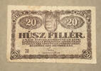Ungarn 20 Filler Banknote -