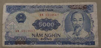 Vietnam 5000 Dong Banknote -