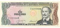 Dom. Republik 1 Pesos Oro Banknote -