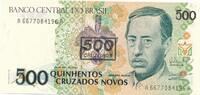 Brasilien 500 Cruzados Novos Banknote -