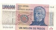 Argentinien 1.000.000 Pesos Banknote -