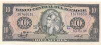Ecuador 10 Sucres Banknote -